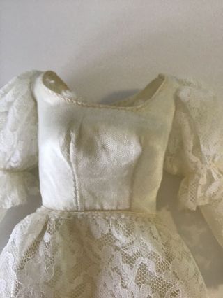 Vintage Barbie Doll Wedding Gown 3493 Satin N Shine VHTF VARIATION 1972 3