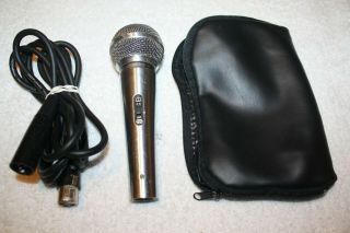 Vintage Zeron 9242n Dynamic Microphone Imp 600 Ohms 1970 