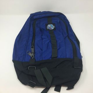 Vintage Eagle Creek Travel Gear Hiking Camping Expandable Bag Backpack Blue