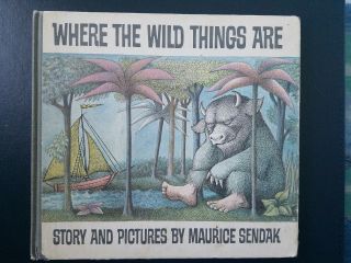Where The Wild Things Are Maurice Sendak 1963 1st Ed.  Vintage Book Club