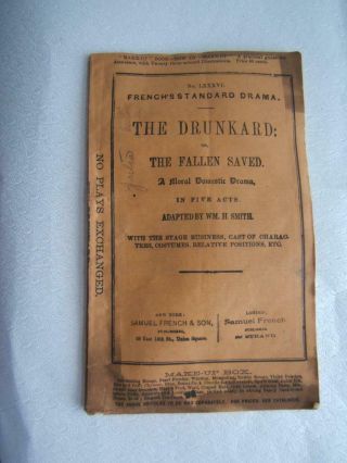 Antique The Drunkard,  Or,  The Fallen Saved Book