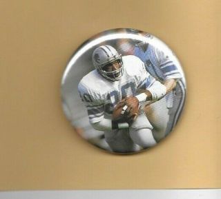 Barry Sanders Detroit Lions Hall Of Fame 2004 2 " Nfl Football Button