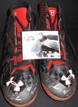 Tim Anderson Chicago White Sox Signed 2015 Game Cleats B1