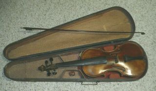 Hopf Violin,  Antique Hopf Violin,  Antique Violin Bow,  Wooden Case,  4/4,