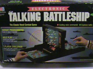 Vintage Electronic Talking Battleship Milton Bradley 1989 Navy Game Ships