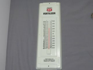 Vintage Phillips 66 Fertilizer Advert.  Thermometer Sign 14 Inches Garden City Ks