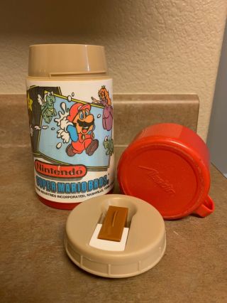 Vintage 1988 Aladdin Nintendo Mario Bros.  Lunchbox Thermos