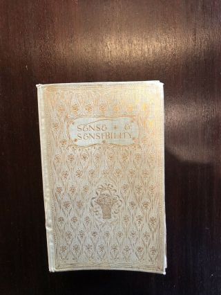 Antique Sense And Sensibility By Jane Austen Dated 1908