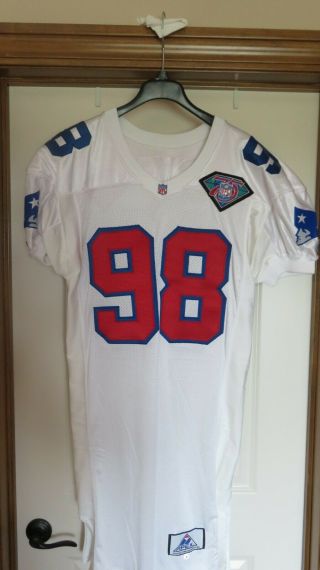 England Patriots Authentic Game Issued Jersey sz 48 2