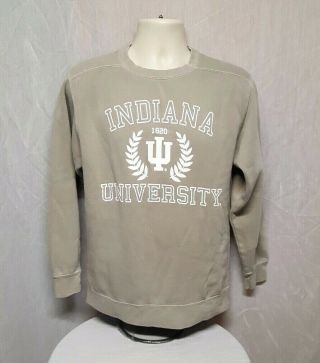 Indiana University Adult Small Gray Sweatshirt