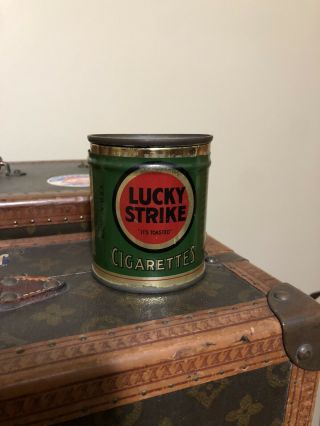 Small Lucky Strike Tobacco Tin