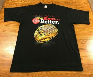 Vintage 1996 Chicago Bulls Ring T Shirt Adult L Single Stitch Conditio