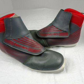 Vintage Ostmark X Cross Country Ski Boots Shoes Size 47 Italy Nnn - Mens Sz 13