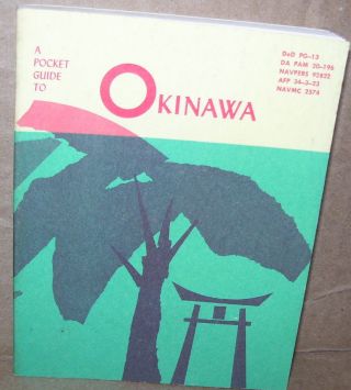 Vintage 1964 Pocket Guide Okinawa Us Dept.  Of Defense Armed Forces