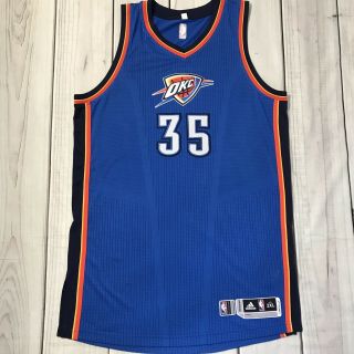 Authentic Kevin Durant Game Issued Thunder Xmas Rev30 Jersey Worn