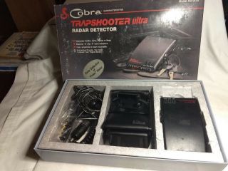 Vintage Cobra Trapshooter Radar Detector Model Rd - 3170 -