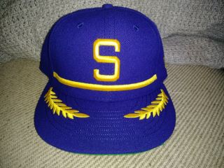 Seattle Mariners Pilots 1969 Tbtc Game Used/team Issued Era Hat/cap