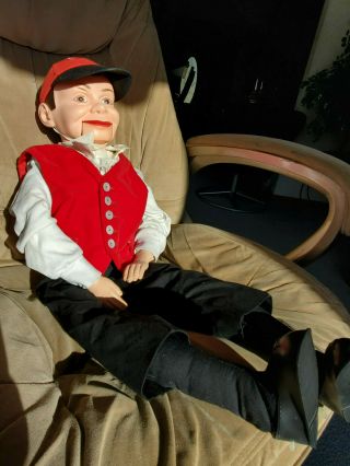 Vintage Charlie Mccarthy Ventriloquist Dummy Doll 1977 Juro Novelty Co.