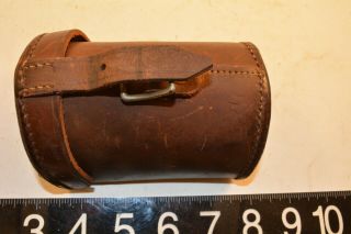 Old Early Rev O Noc Greenlake Bait Casting Reel In Leather Case Lure Rod Z