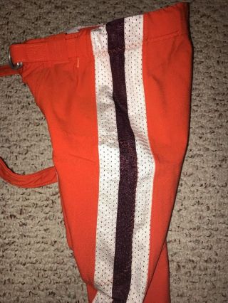 2014 Nike Virginia Tech Hokies 31 Brandon Facyson Orange Game Football Pants 3