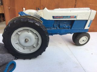 Ford Commander 6000 Hubley 1/12 Die Cast Metal Farm Tractor Vintage Collectible