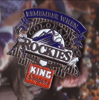 Colorado Rockies - - 2000 Logo Pin - - King Soopers