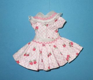 Vintage Ideal 12 " Tagged Shirley Temple Doll Pretty Pink Dress 1950s/60s