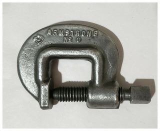 Vintage Armstrong No.  0 Drop Forged C - Clamp Chicago Usa Metalworking