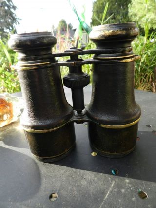Vintage,  Brass,  Military Style,  Ww I.  Binoculars.  