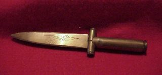 Vintage Ww2 Wwii 1942 - 43 Us Army Air Forces Usaaf Trench Art Knife Letter Opener