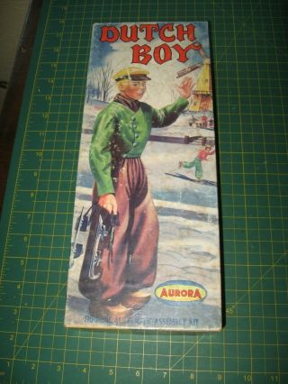 Vintage Dutch Boy Model Kit 1957 W/box Aurora Unbuilt Toy Nr