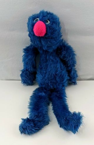 Knickerbocker Grover Muppet Plush Sesame Street 24 " Vintage Stuffed Toy