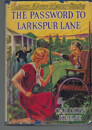 Rare 1933 Edition Nancy Drew The Password To Larkspur Lane