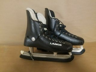 Lange Laser 3 Vintage Plastic Hockey Skates Men 