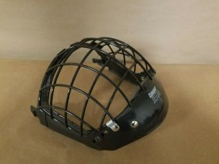Cooper Xl7 - Fg Vintage Hockey Goalie Mask/cage Made In Canada Black