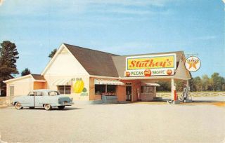 Toomsuba Mississippi Stuckeys Pecan Shoppe Exterior Vintage Postcard K342881