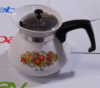 Vintage Corning Ware Corelle 6 Cup Tea Pot P - 104 Spice Of Life Exc