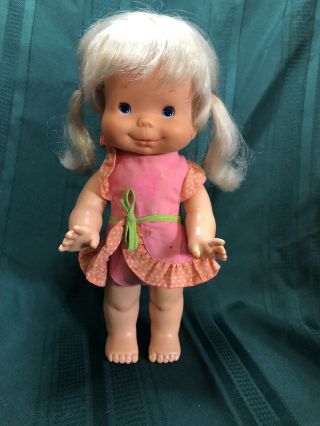 Vintage 1978 Ideal Toy Corp Whoopsie 13 " Doll Blond Hair,  Works/original Outfit