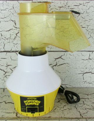 Wear - Ever Popcorn Pumper 73000 Hot Air Popper Coffee Roaster Butter Vintage Usa