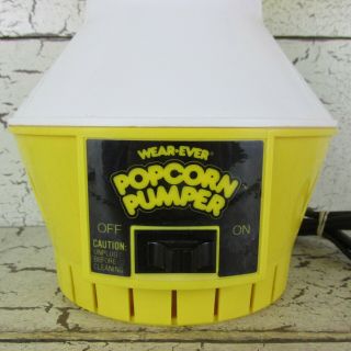 Wear - Ever Popcorn Pumper 73000 Hot Air Popper Coffee Roaster Butter Vintage USA 3