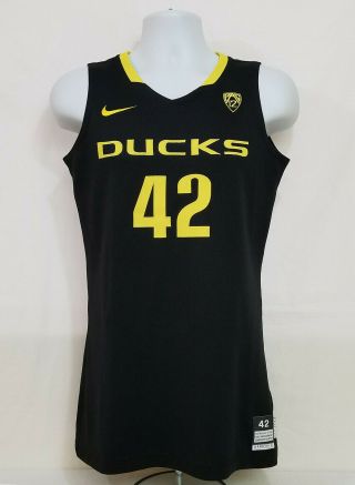 2011 - 2012 Oregon Ducks Team Issued Nike Basketball Pac 12 Jersey Men 