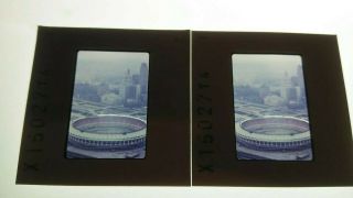 Major League Baseball Stadium X 2 Vintage 35mm Slides