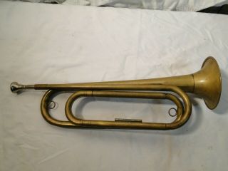 Vintage Rexcraft Official Bugle Boy Scouts Of America Brass Trumpet Style Horn