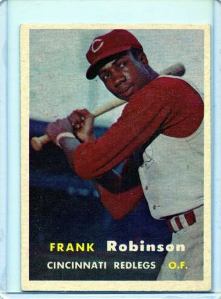 1957 Topps Frank Robinson (rc) Ex/mt,  35 Cincinnati Reds Well Centered