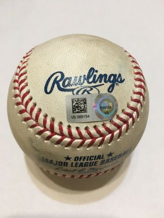 2019 San Francisco Giants Johnny Cueto Pitched Game Ball