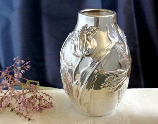 Rare Tiffany & Co.  Sterling Tulip Vase Early 1900 