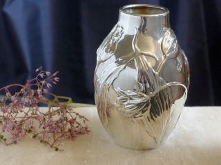 Rare Tiffany & Co.  Sterling Tulip Vase Early 1900 ' s Antique 6 inches 2
