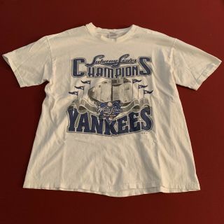 Vintage Subway Series 2000 Shirt York Yankees Vtg Mets Jeter Piazza Tee