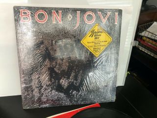 Vintage Album Vinyl Bon Jovi " Slippery When Wet " Definitive Album