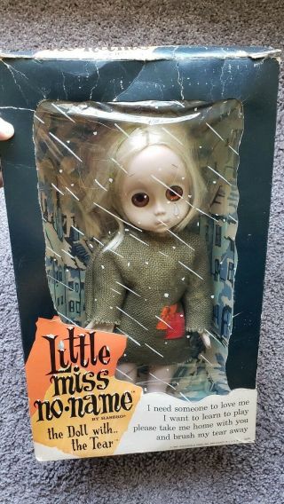 Little Miss No Name Vintage 1965 Doll With Tear Rare